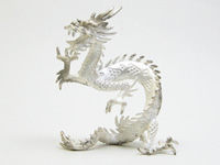 完成品:干支龍/立龍(銀製)